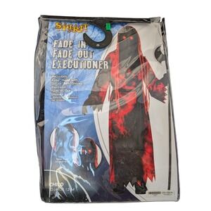 Spirit Halloween Fade In Fade Out Executioner Kids Costume Red Black Large 12-14